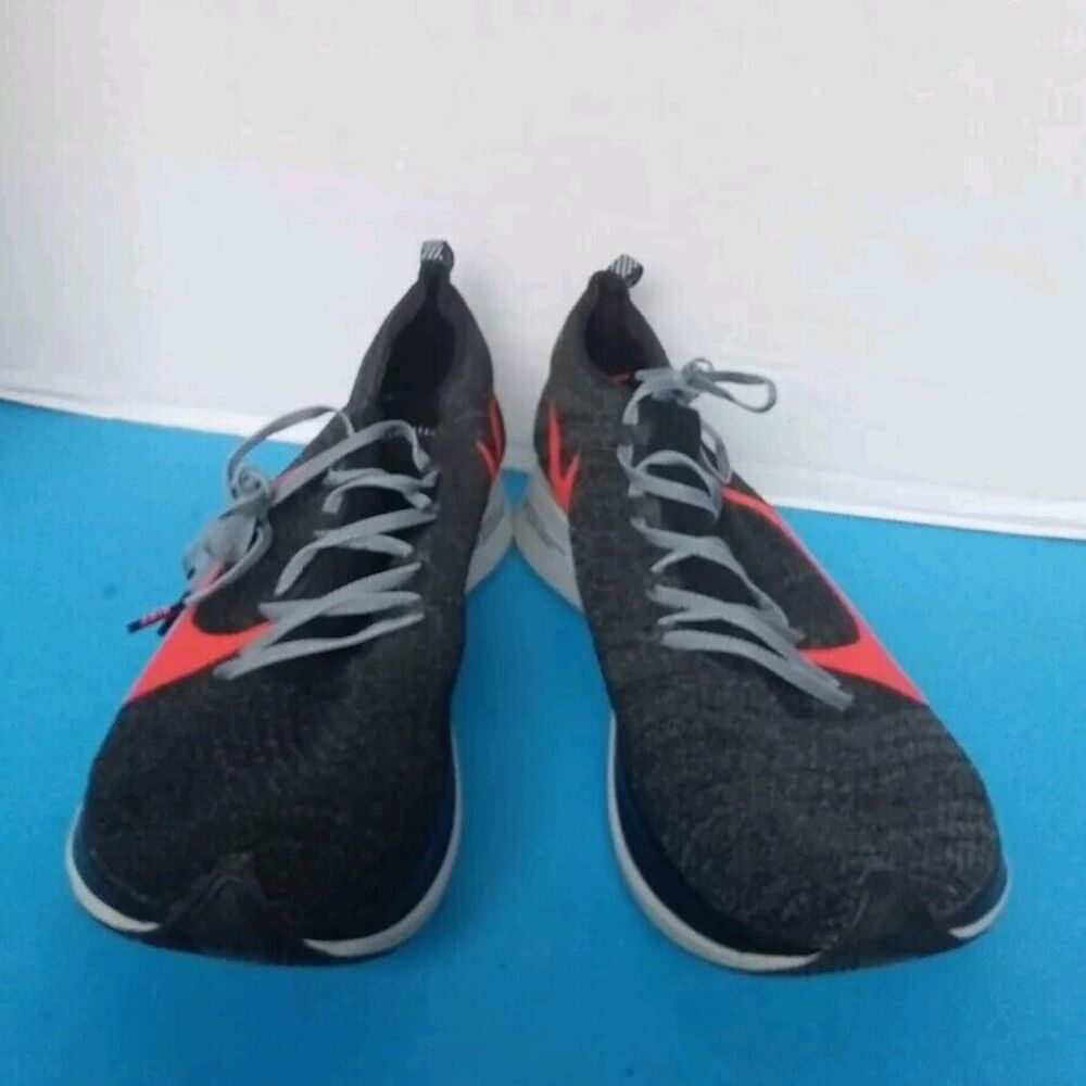 Nike Zoom Fly Flyknit Running Shoes Black/Crimson Athletic Sneakers Lightweight
